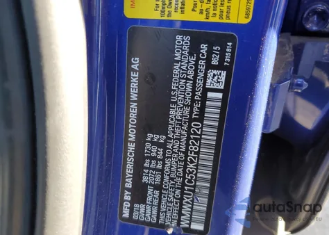 2019 Mini Cooper from USA, damaged, VIN WMWXU1C53K2F82120